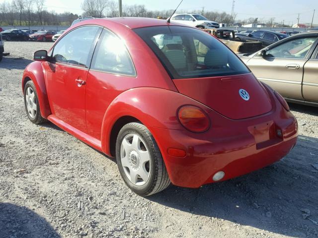 3VWCK31C95M410900 - 2005 VOLKSWAGEN NEW BEETLE წითელი ფოტო 3