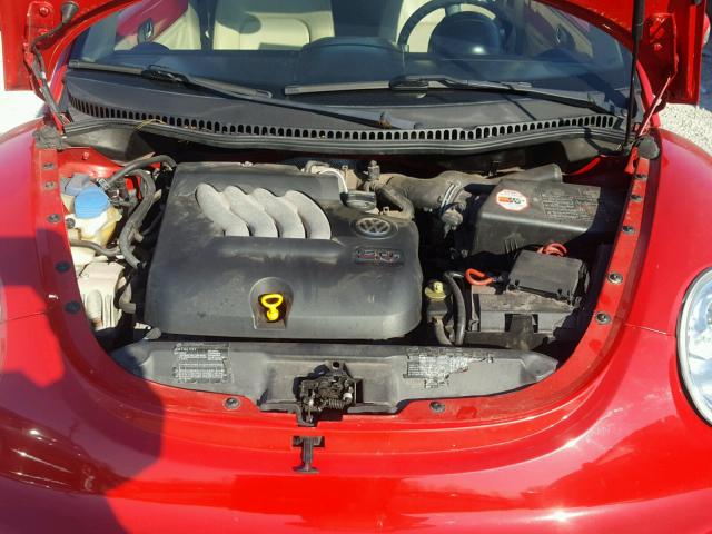 3VWCK31C95M410900 - 2005 VOLKSWAGEN NEW BEETLE წითელი ფოტო 7