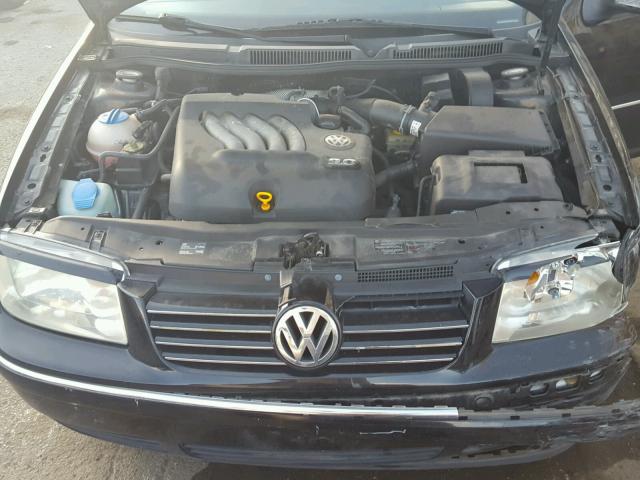 3VWRK69MX5M017691 - 2005 VOLKSWAGEN JETTA GL BLACK photo 7