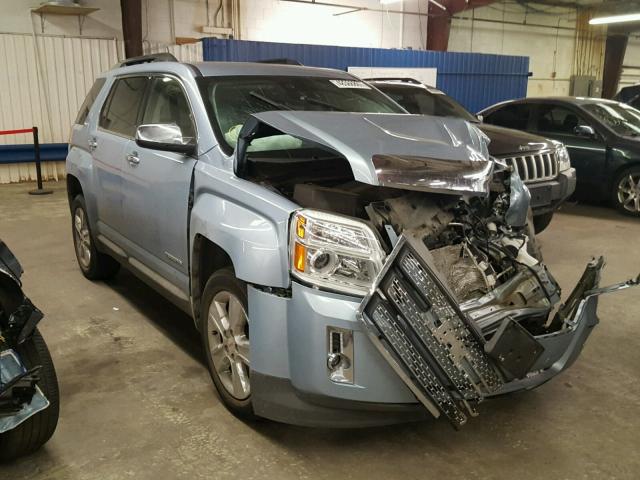 2GKFLYE35F6269411 - 2015 GMC TERRAIN SL BLUE photo 1