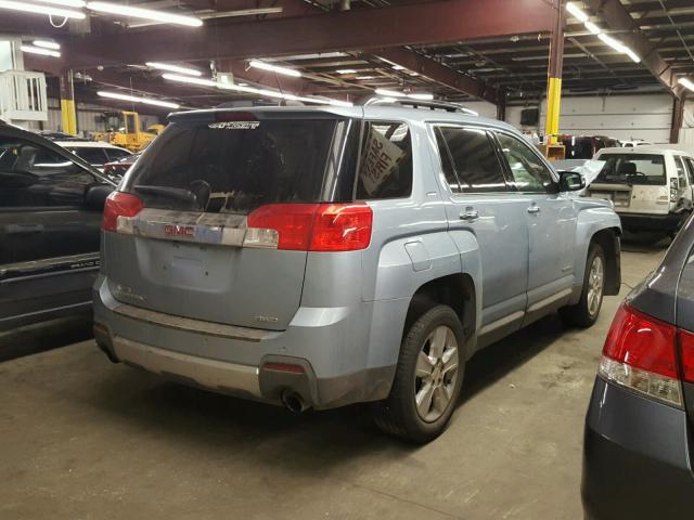 2GKFLYE35F6269411 - 2015 GMC TERRAIN SL BLUE photo 4