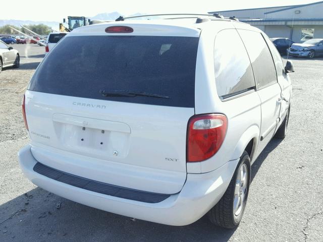 1D4GP45R15B257594 - 2005 DODGE CARAVAN SX WHITE photo 4