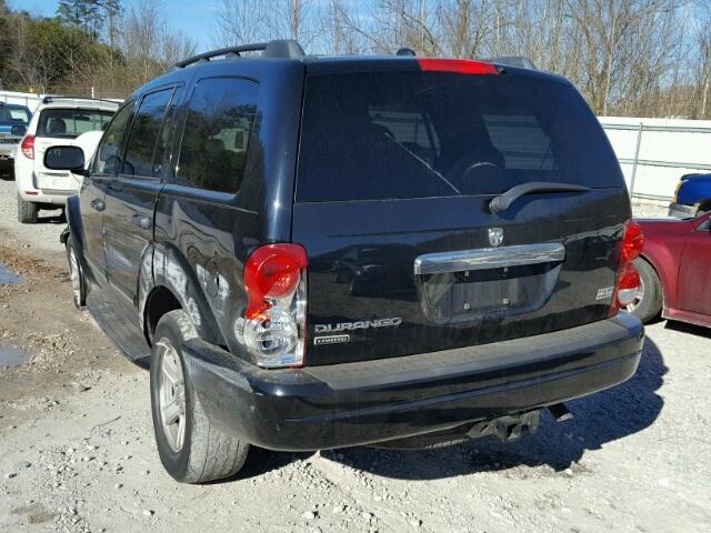 1D4HD58D95F514254 - 2005 DODGE DURANGO LI BLACK photo 3