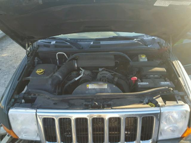 1J8HG48K57C611851 - 2007 JEEP COMMANDER GREEN photo 7