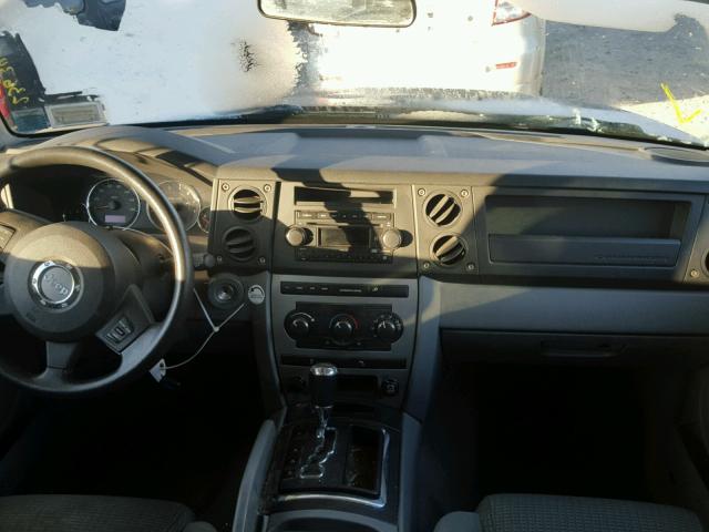 1J8HG48K57C611851 - 2007 JEEP COMMANDER GREEN photo 9