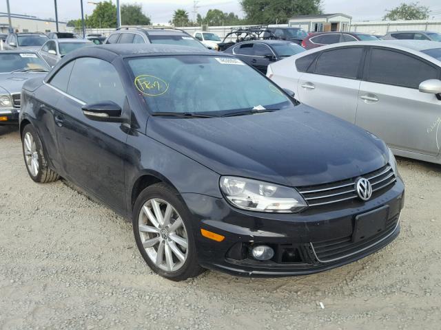 WVWBW8AH0DV008053 - 2013 VOLKSWAGEN EOS KOMFOR BLACK photo 1