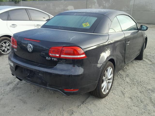 WVWBW8AH0DV008053 - 2013 VOLKSWAGEN EOS KOMFOR შავი ფოტო 4