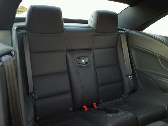 WVWBW8AH0DV008053 - 2013 VOLKSWAGEN EOS KOMFOR შავი ფოტო 6