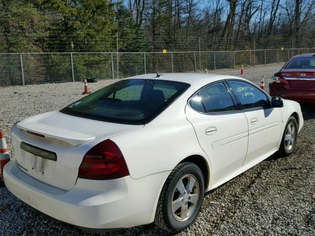 2G2WP552461306164 - 2006 PONTIAC GRAND PRIX WHITE photo 4