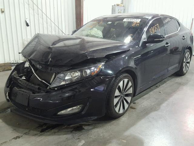 5XXGR4A60CG002171 - 2012 KIA OPTIMA SX BLACK photo 2