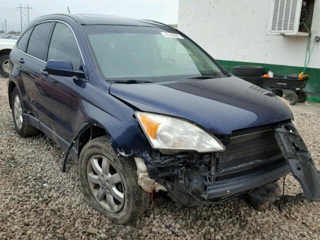 JHLRE48778C034788 - 2008 HONDA CR-V EXL BLUE photo 1