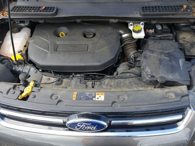 1FMCU9J91FUB69315 - 2015 FORD ESCAPE TIT GRAY photo 7