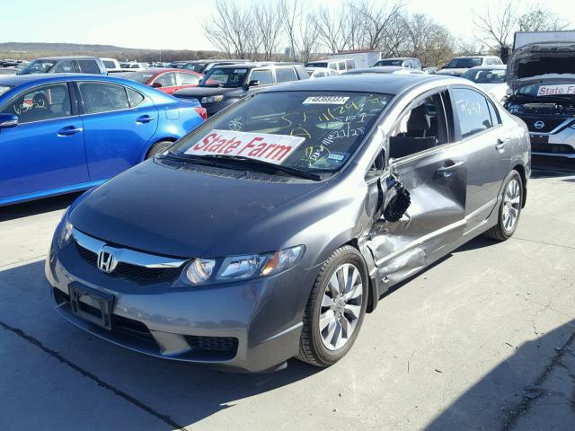 2HGFA16849H317736 - 2009 HONDA CIVIC EX 石墨色 照片 2