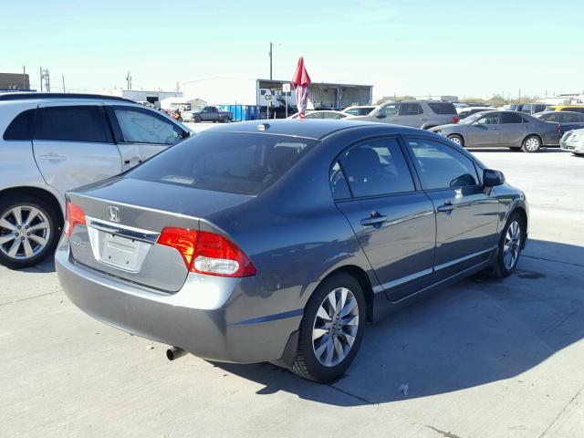 2HGFA16849H317736 - 2009 HONDA CIVIC EX 石墨色 照片 4