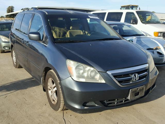 5FNRL38415B010715 - 2005 HONDA ODYSSEY EX GRAY photo 1