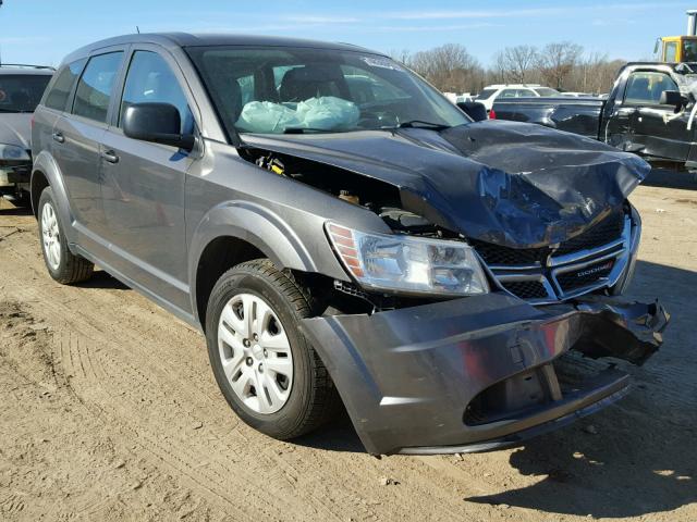 3C4PDCAB4FT618003 - 2015 DODGE JOURNEY SE GRAY photo 1