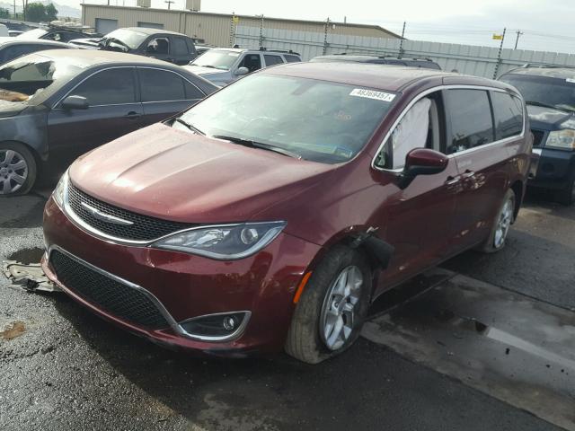 2C4RC1BG6HR779999 - 2017 CHRYSLER PACIFICA T BURGUNDY photo 2