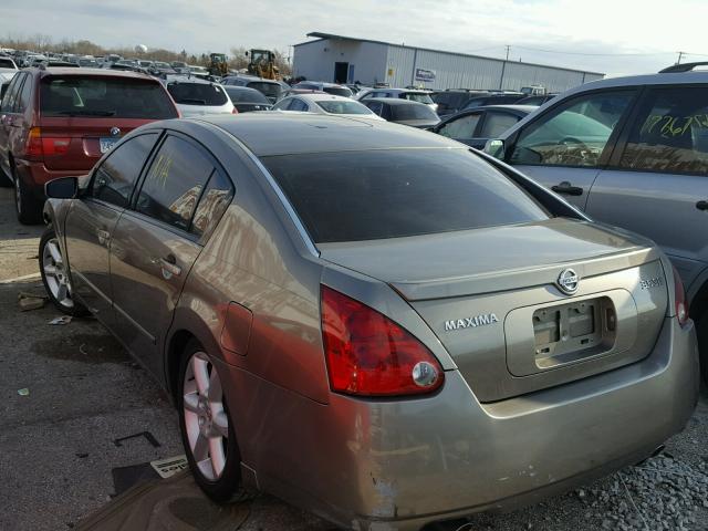 1N4BA41E04C813629 - 2004 NISSAN MAXIMA SE TAN photo 3