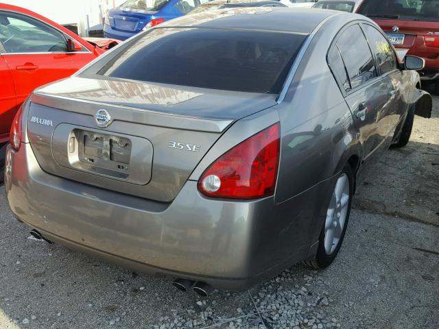 1N4BA41E04C813629 - 2004 NISSAN MAXIMA SE TAN photo 4