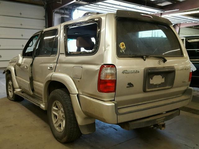 JT3HN87R7Y9038683 - 2000 TOYOTA 4RUNNER LI SILVER photo 3