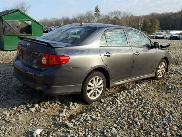 1NXBU40E99Z069951 - 2009 TOYOTA COROLLA BA CHARCOAL photo 4