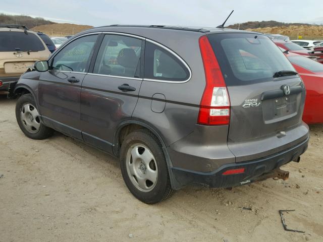 5J6RE48329L056803 - 2009 HONDA CR-V LX GRAY photo 3