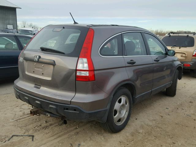 5J6RE48329L056803 - 2009 HONDA CR-V LX GRAY photo 4