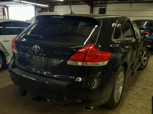 4T3BK11A69U025736 - 2009 TOYOTA VENZA BASE BLACK photo 4