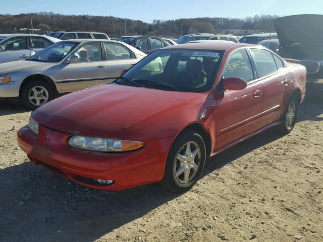 1G3NL52E62C127856 - 2002 OLDSMOBILE ALERO GL RED photo 2