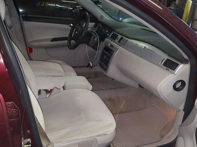 2G1WT58K879196878 - 2007 CHEVROLET IMPALA LT RED photo 5