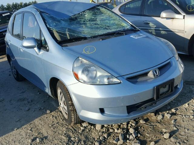 JHMGD384X7S058724 - 2007 HONDA FIT BLUE photo 1