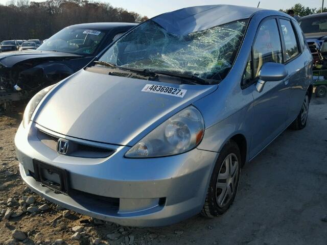 JHMGD384X7S058724 - 2007 HONDA FIT Niebieski zdjęcie 2
