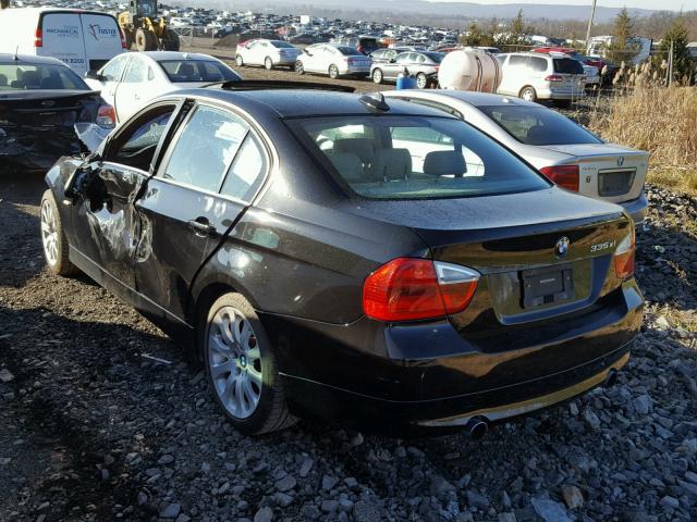 WBAVD53507A007269 - 2007 BMW 335 XI BLACK photo 3