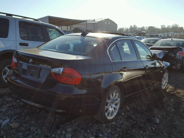 WBAVD53507A007269 - 2007 BMW 335 XI BLACK photo 4