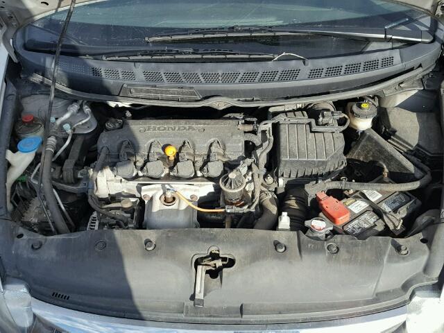 2HGFA1F58AH578507 - 2010 HONDA CIVIC LX SILVER photo 7