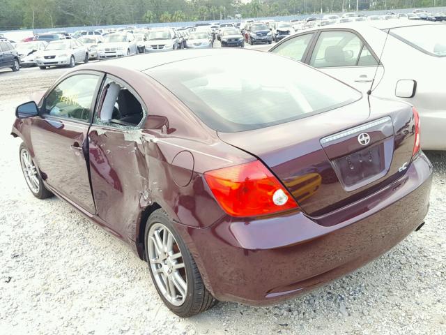 JTKDE177750029846 - 2005 TOYOTA SCION TC 红色 照片 3