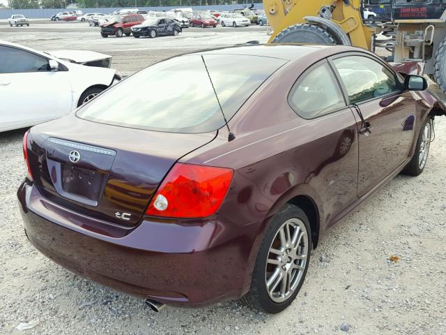 JTKDE177750029846 - 2005 TOYOTA SCION TC 红色 照片 4