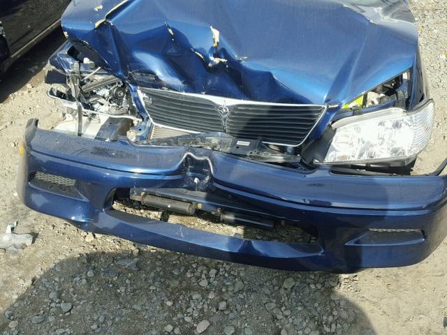 JA3AJ26E73U016806 - 2003 MITSUBISHI LANCER ES BLUE photo 9