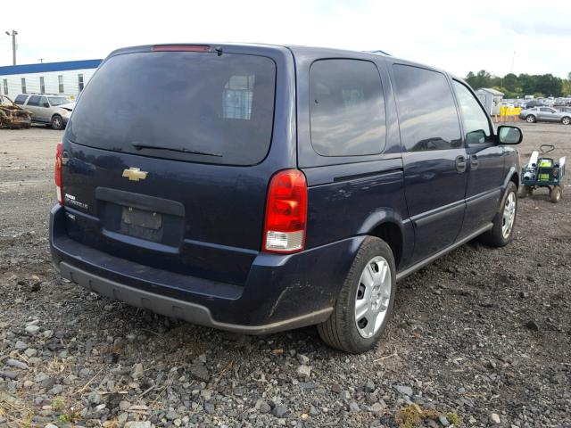 1GNDV23W57D140263 - 2007 CHEVROLET UPLANDER L ლურჯი ფოტო 4