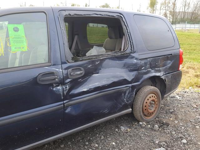 1GNDV23W57D140263 - 2007 CHEVROLET UPLANDER L ლურჯი ფოტო 9