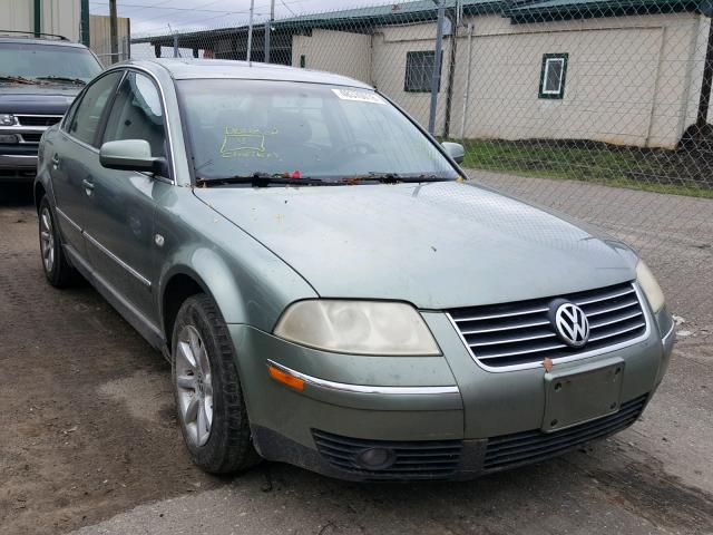 WVWPD63B14E031706 - 2004 VOLKSWAGEN PASSAT GLS GREEN photo 1