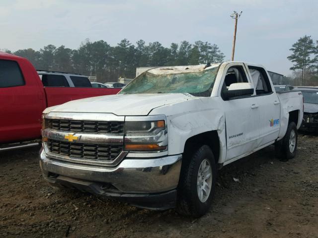 3GCUKREC5HG335216 - 2017 CHEVROLET SILVERADO WHITE photo 2