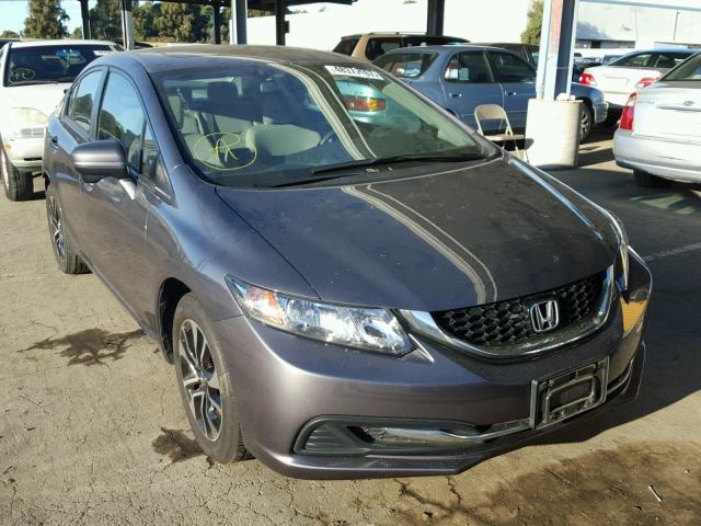 19XFB2F89EE230647 - 2014 HONDA CIVIC EX GRAY photo 1