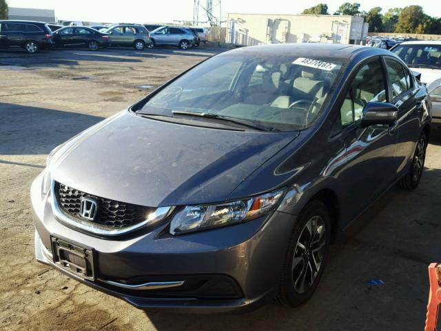 19XFB2F89EE230647 - 2014 HONDA CIVIC EX 灰色 照片 2