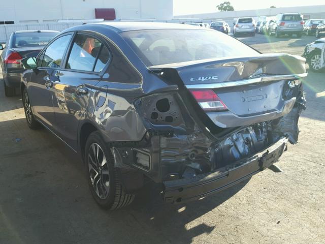 19XFB2F89EE230647 - 2014 HONDA CIVIC EX GRAY photo 3