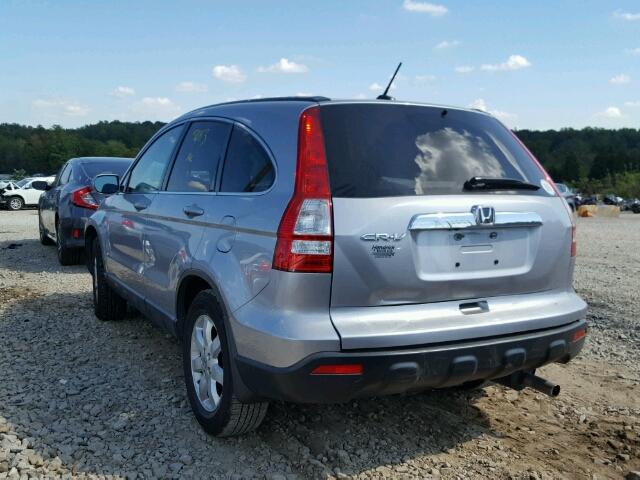 JHLRE38747C034689 - 2007 HONDA CR-V EXL SILVER photo 3