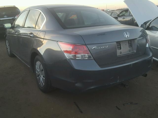 1HGCP26378A150734 - 2008 HONDA ACCORD LX GRAY photo 3