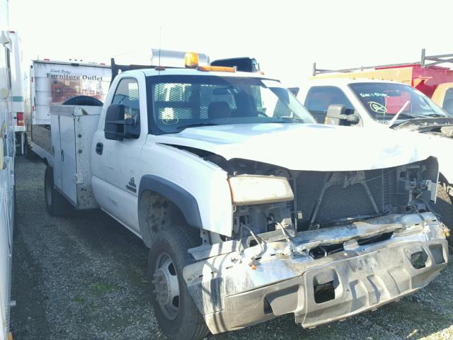 1GBJC34D47E175931 - 2007 CHEVROLET SILVERADO WHITE photo 1