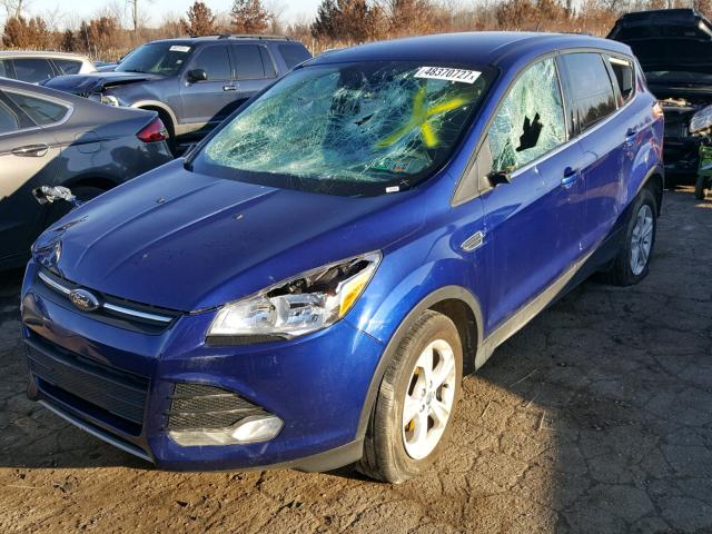 1FMCU0G74GUC89483 - 2016 FORD ESCAPE SE BLUE photo 2