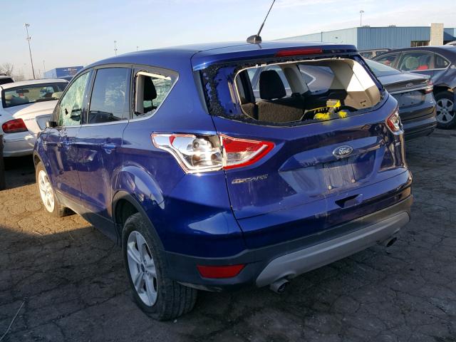 1FMCU0G74GUC89483 - 2016 FORD ESCAPE SE BLUE photo 3